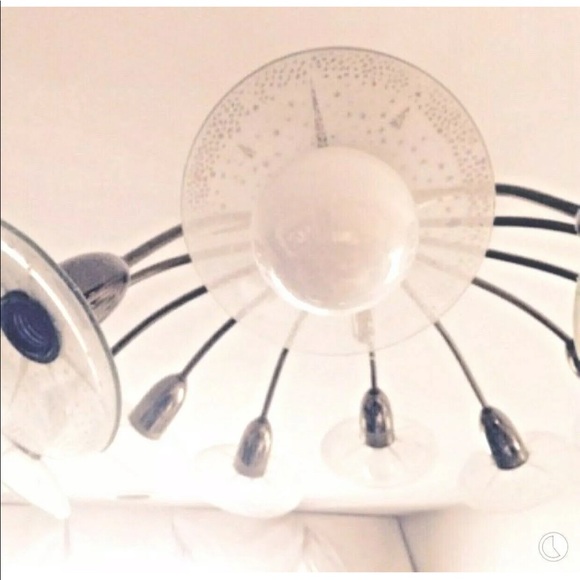 Lightolier Claremont Sunburst Chandelier MCM - Picture 4 of 9